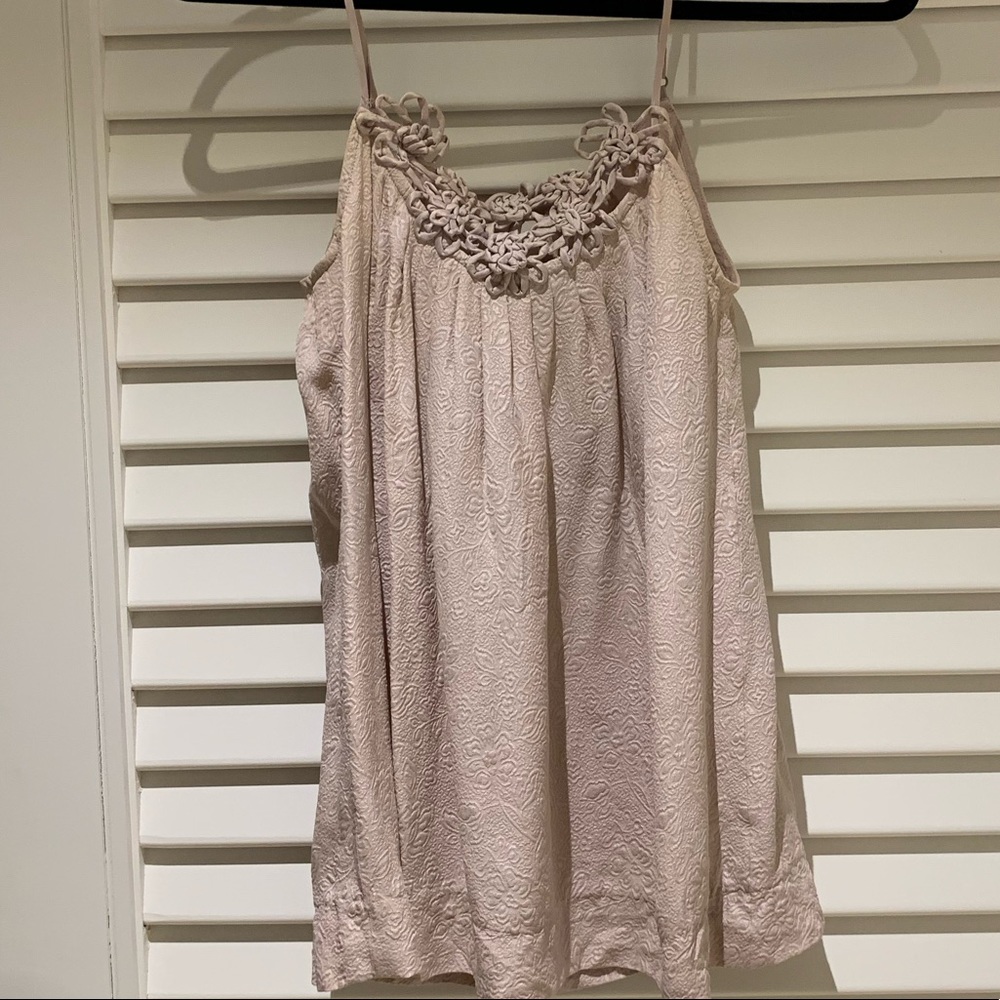 Rebecca taylor floral silk cami